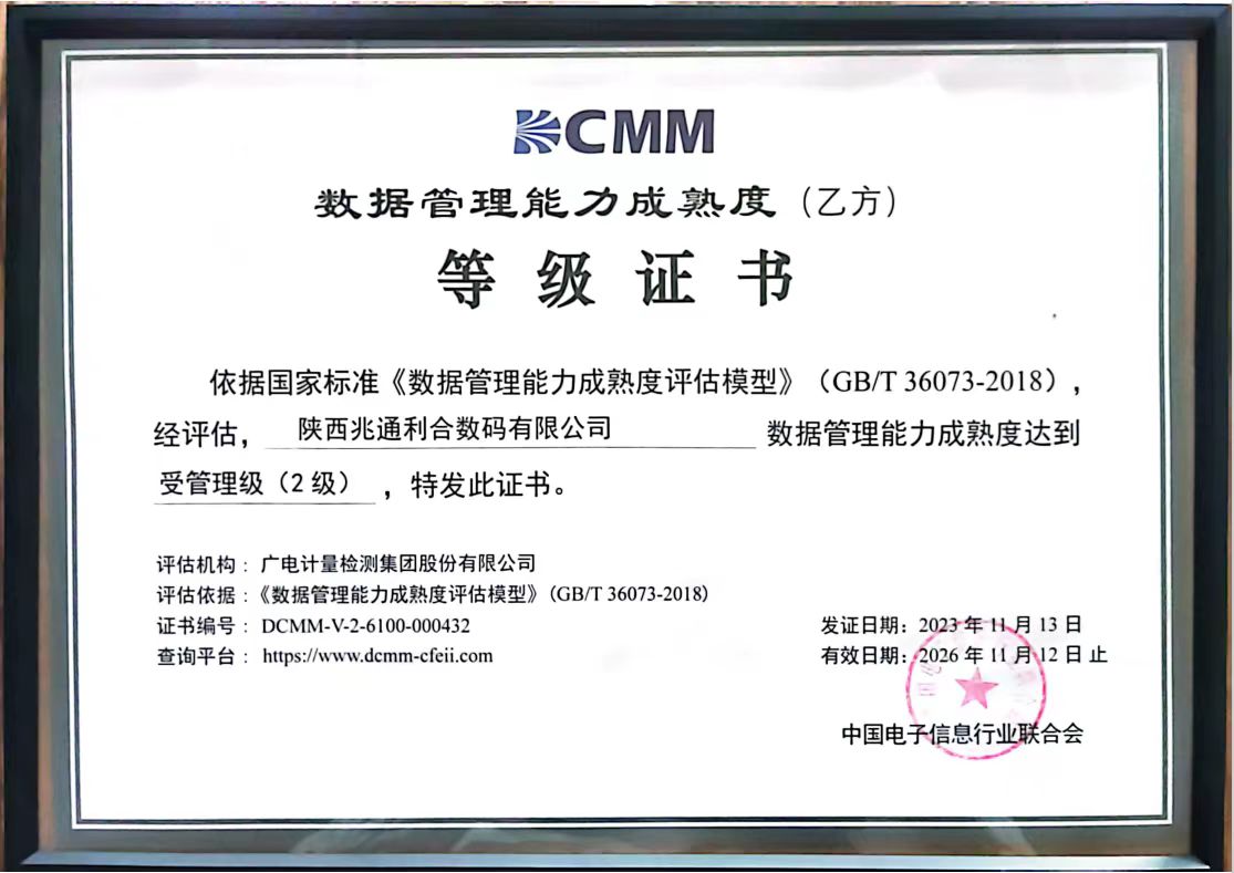 数据管理能力成熟度